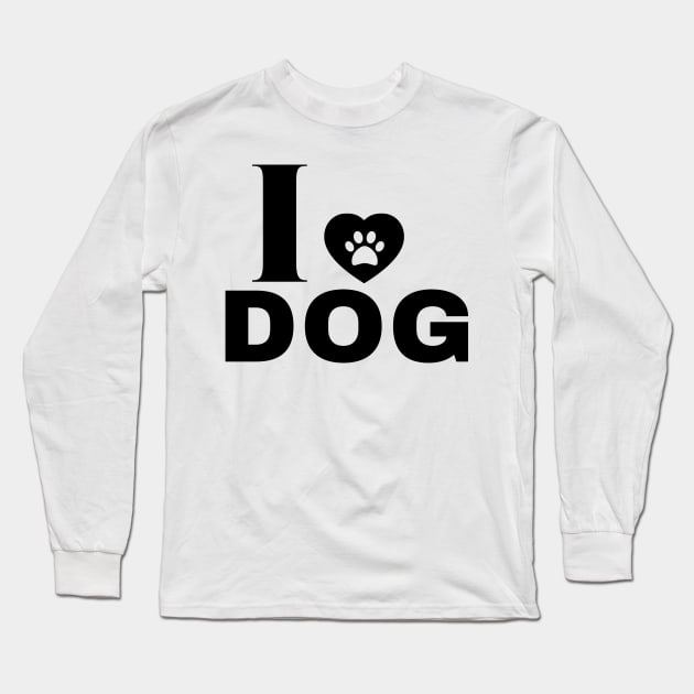 I love Dog Long Sleeve T-Shirt by Azamerch